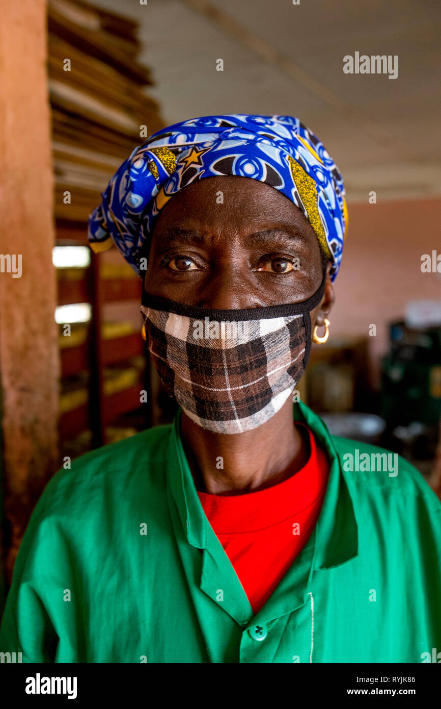 Centre de formation professionnelle dans la région de Ouahigouya, Burkina Faso. Banque D'Images