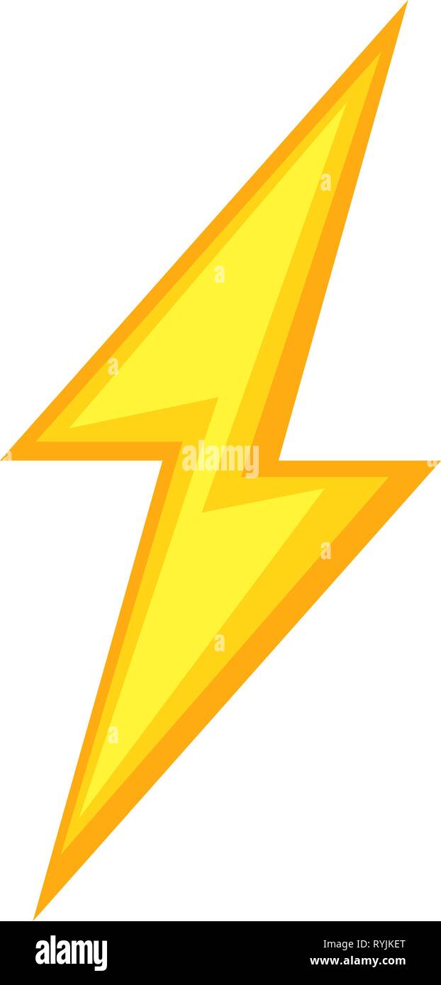 Cartoon lightning bolt symbol Banque de photographies et d’images à ...