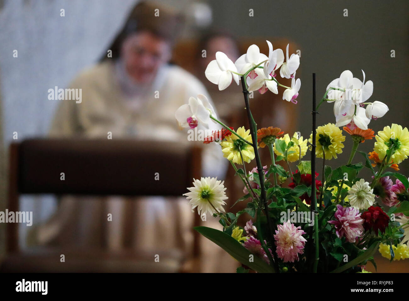 Monastère de la Visitation. La vie monastique. Le silence et la solitude. Thonon-les-Bains. La France. Banque D'Images