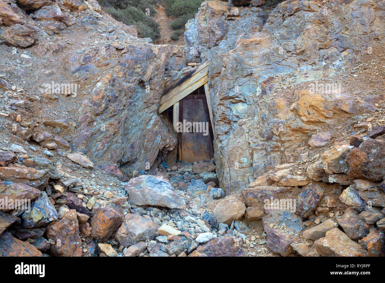 Parys Mountain, Anglesey, Pays de Galles Banque D'Images