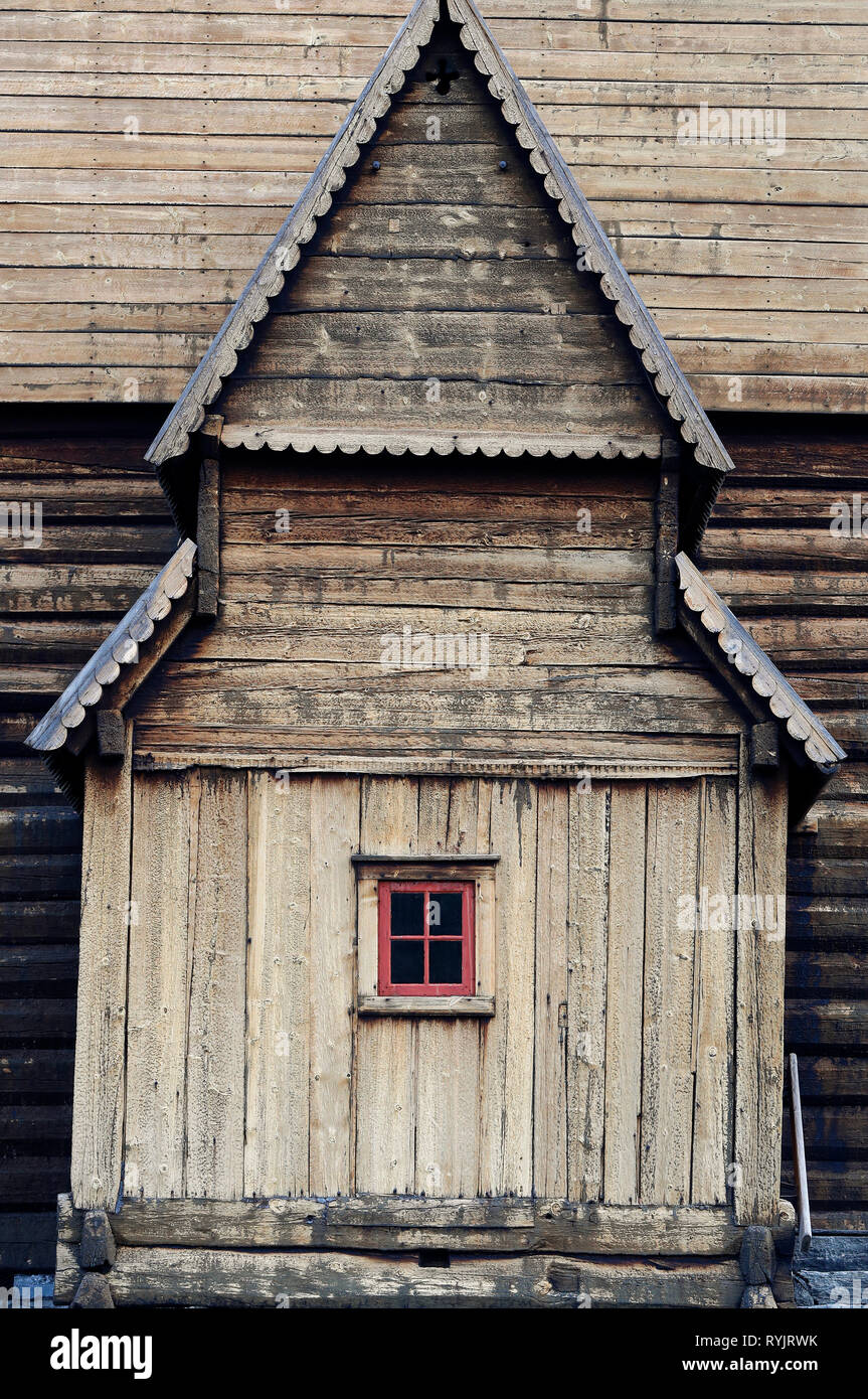 Église Lom. La Norvège. Banque D'Images