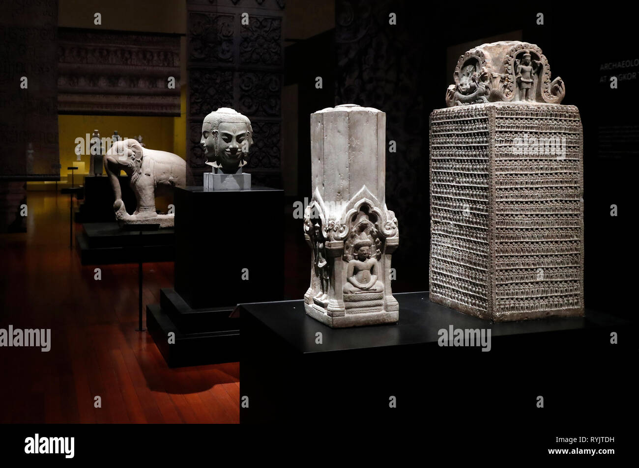 Musée des Civilisations Asiatiques. Singapour. Banque D'Images