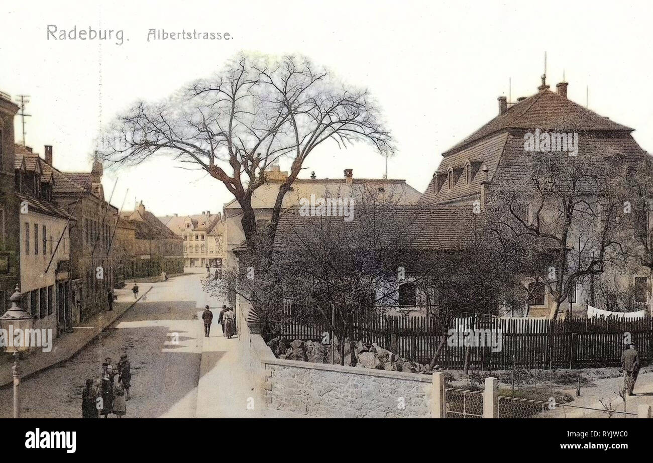 Dans les bâtiments, 1911 Radeburg, Landkreis Meißen, Radeburg, Albertstraße, Allemagne Banque D'Images