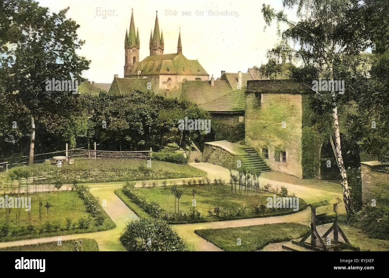 Bâtiments de Cheb, Église de Saint Nicolas (Cheb), l'histoire de