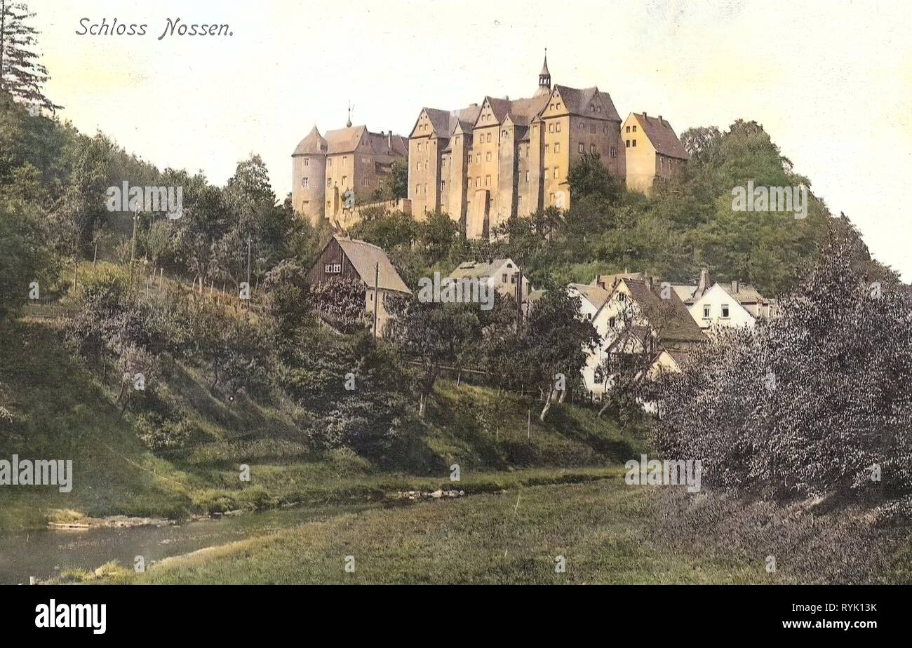 Haus Freiberger Mulde, Nossen dans Nossen, 1913, Landkreis Meißen, Nossen, Schloß, Allemagne Banque D'Images