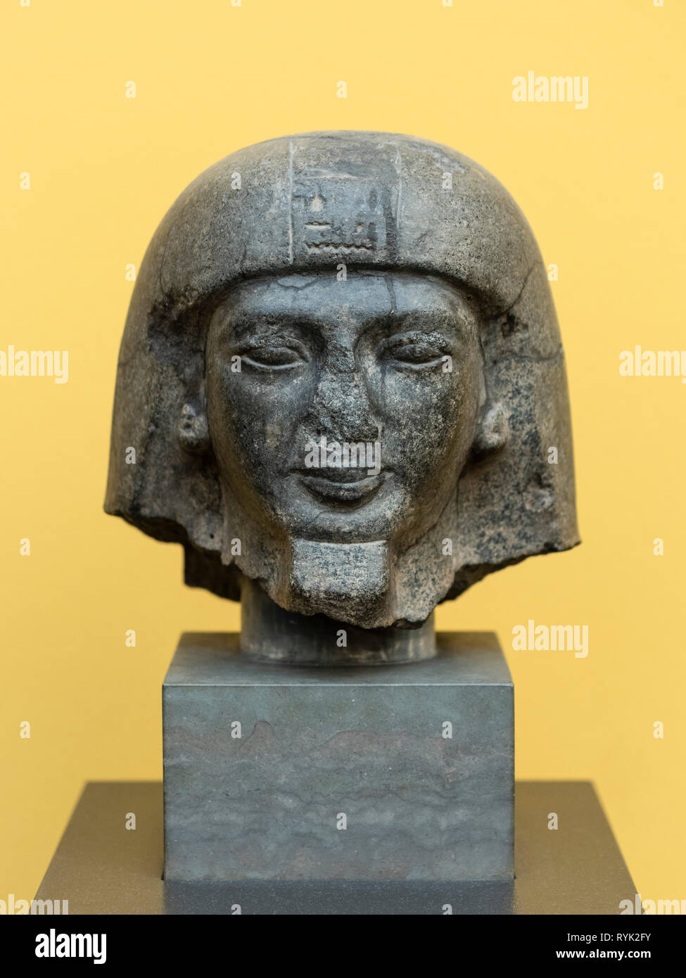Copenhague. Le Danemark. Portrait de l'Thuthotep officiel égyptien. Ny Carlsberg Glyptotek. Règne de Ramsès II, ca. 1290-1224 BC. Findspot inconnu. D Banque D'Images