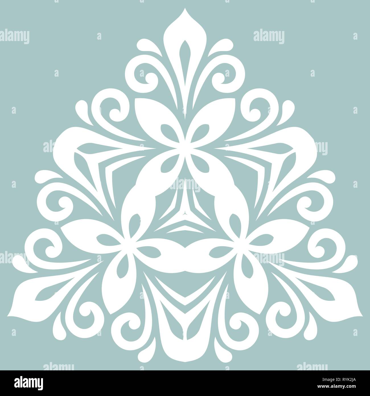 Résumé Motif Vecteur Oriental Illustration de Vecteur