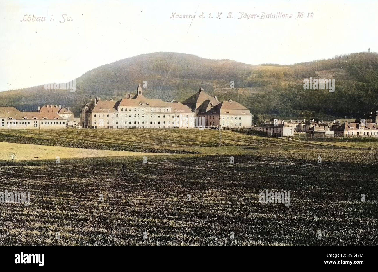 Kaserne Des 1 Sachsischen Jager Banque De Photographies Et D images 