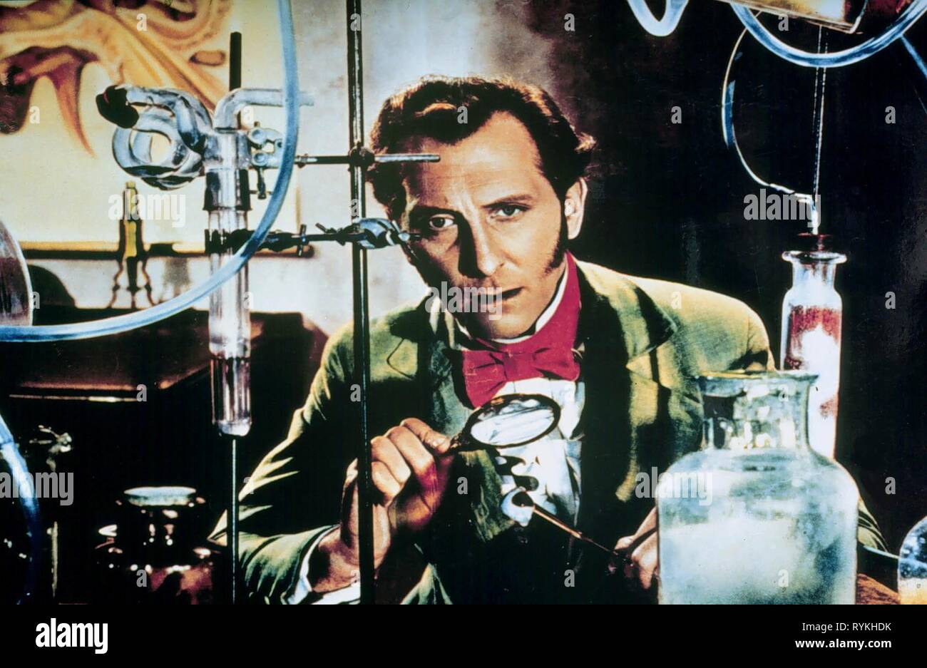 PETER CUSHING, LA MALÉDICTION DE FRANKENSTEIN, 1957 Banque D'Images