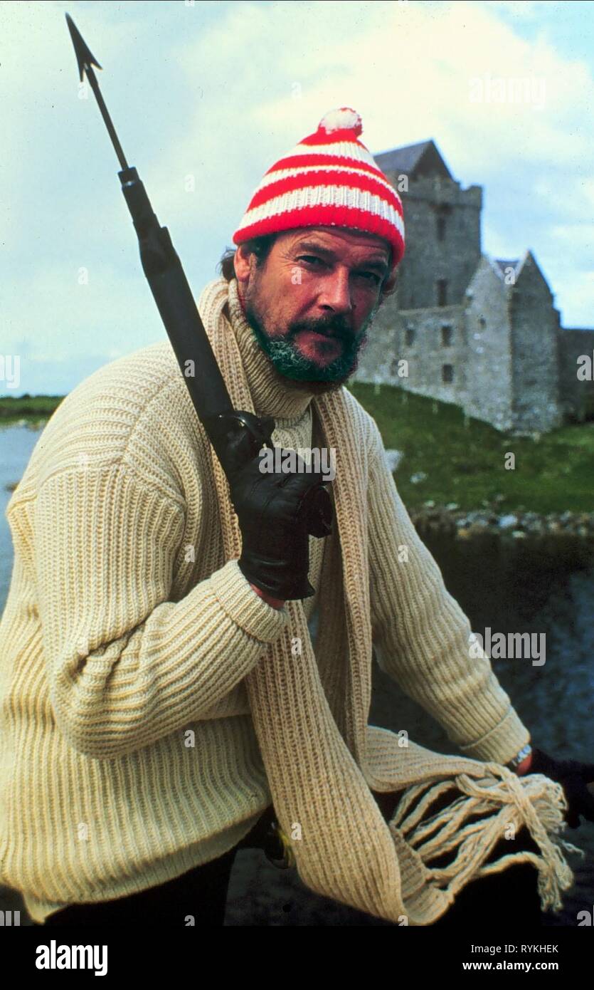 ROGER MOORE, détourner DE LA MER DU NORD, 1980 Banque D'Images