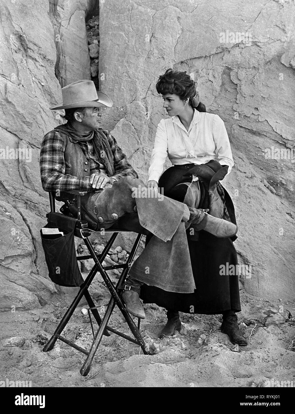 STEWART,O'HARA, LA RACE RARE, 1966 Banque D'Images