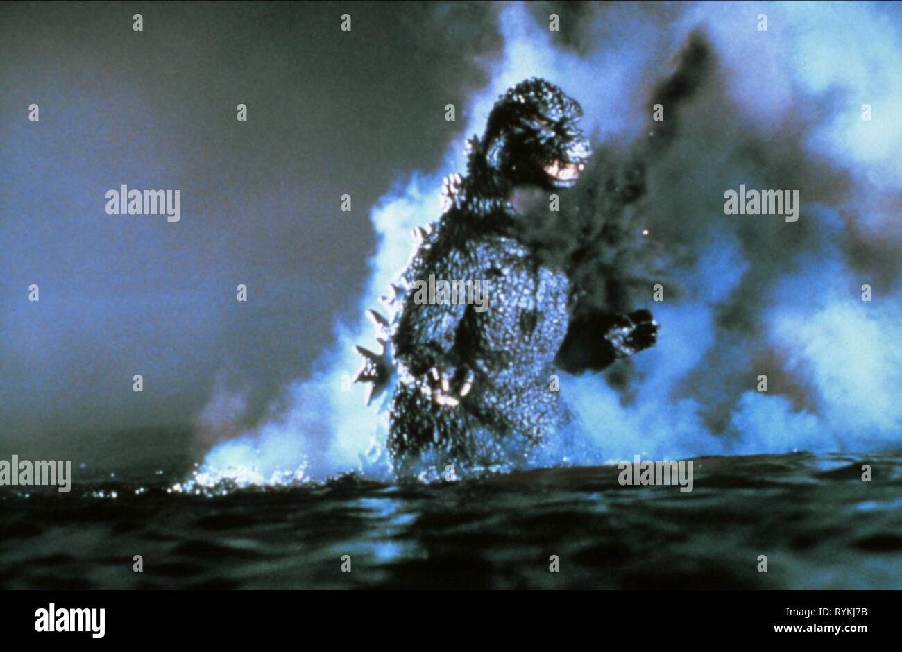 L'océan s'élève de Godzilla, Godzilla 1985, 1984 Banque D'Images