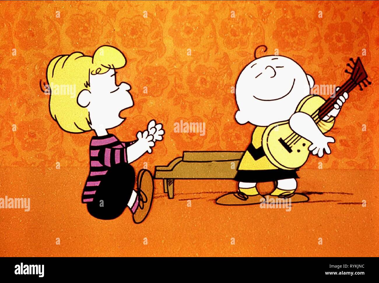 SCHROEDER, marron, PLAY IT AGAIN Charlie Brown, 1971 Banque D'Images