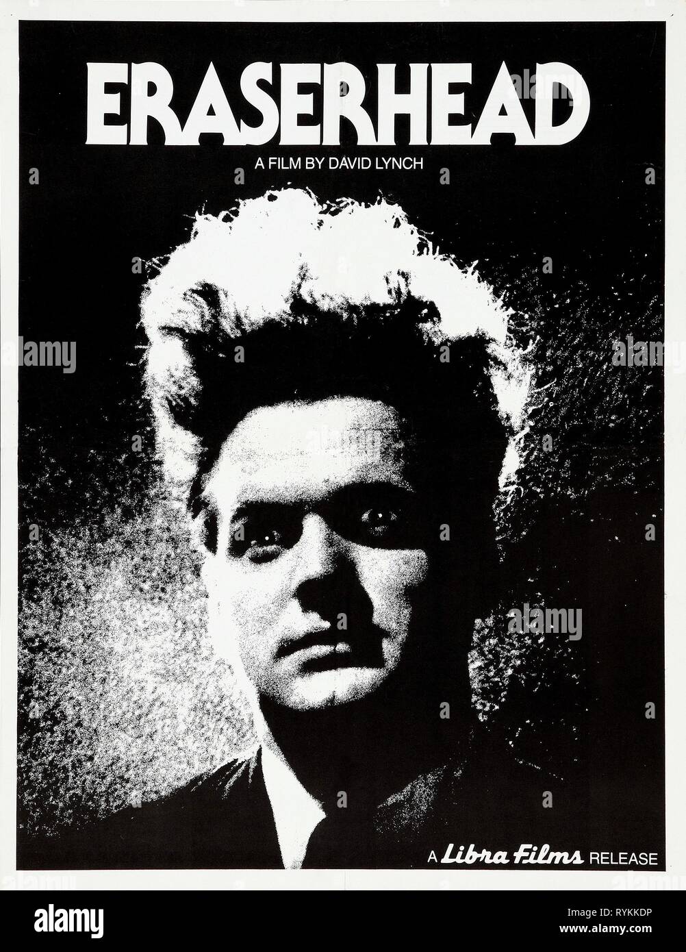 JACK NANCE POSTER, ERASERHEAD, 1977 Banque D'Images