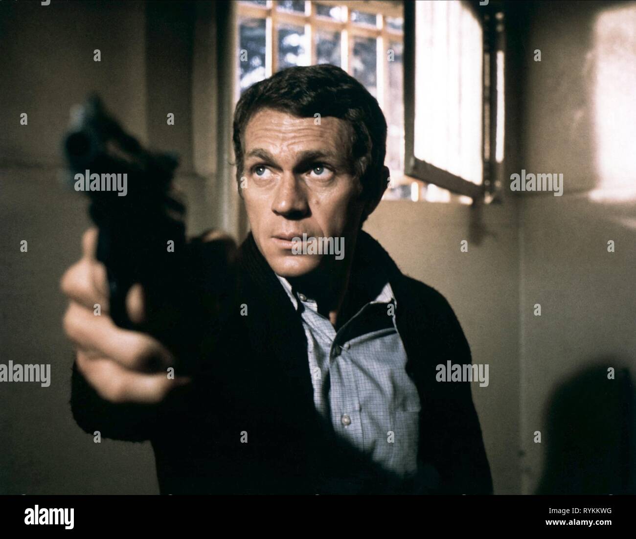STEVE MCQUEEN, BULLITT, 1968 Banque D'Images