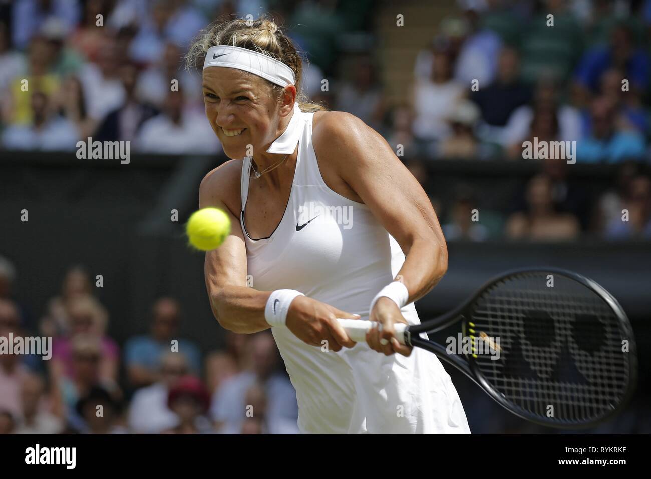 VICTORIA AZARENKA, le Bélarus, le tournoi de Wimbledon 2017, 2017 Banque D'Images