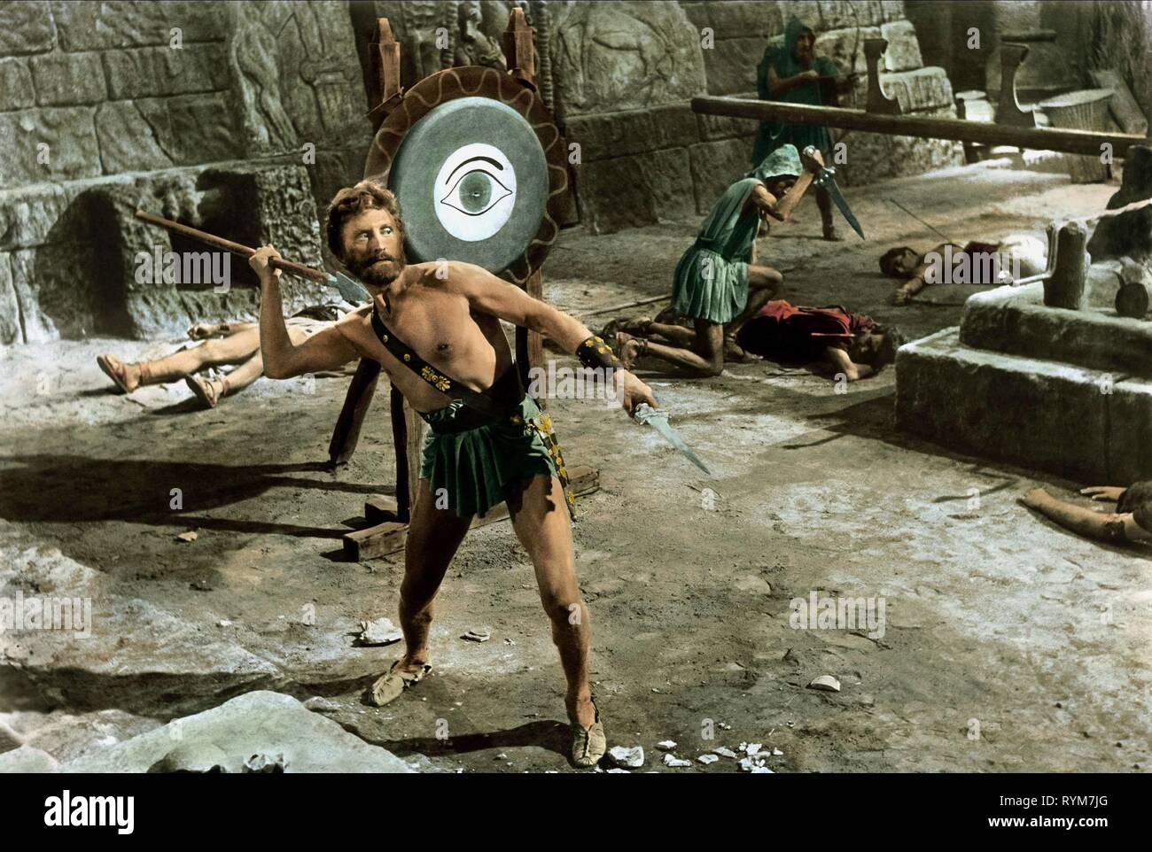 KIRK DOUGLAS, Ulysse, 1954 Banque D'Images