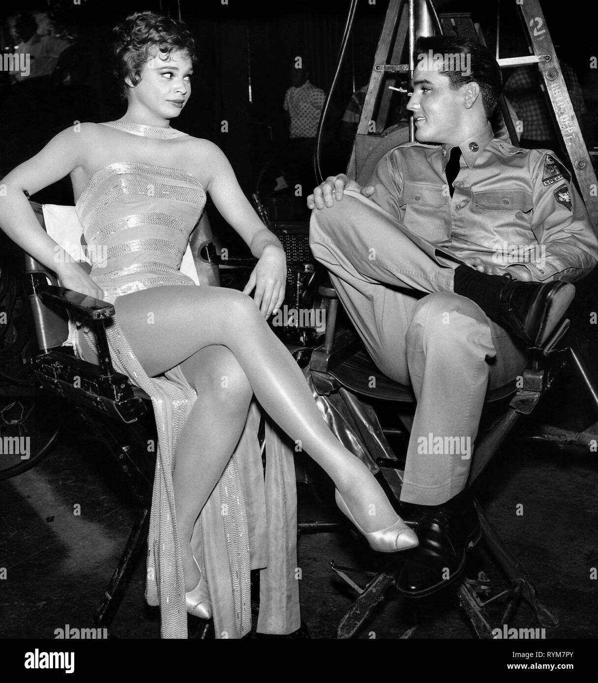 PROWSE,PRESLEY, G.I. BLUES, 1960 Banque D'Images