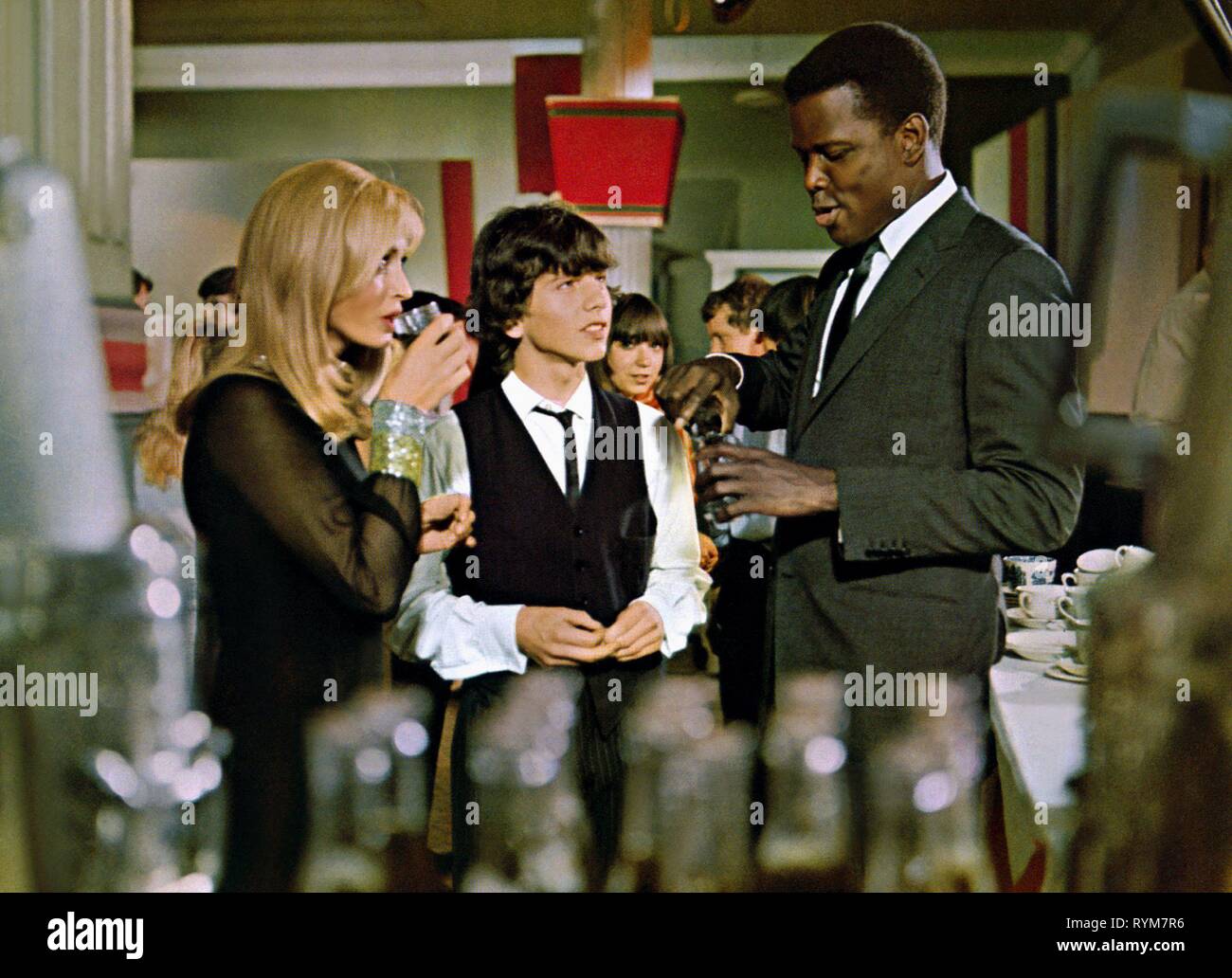 SIDNEY POITIER, À SIR AVEC AMOUR, 1967 Banque D'Images