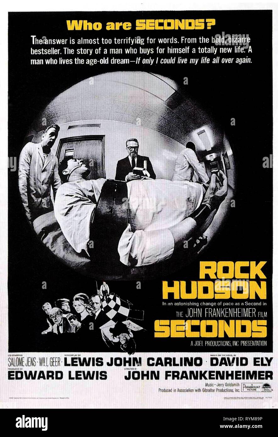 L'affiche de la scène de l'opération, SECONDES, 1966 Banque D'Images