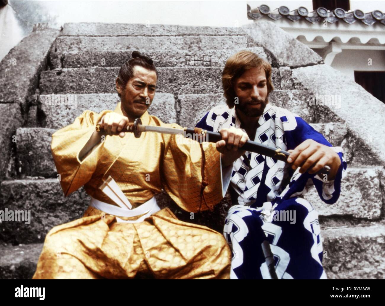 MIFUNE, Chamberlain, SHOGUN, 1980 Banque D'Images