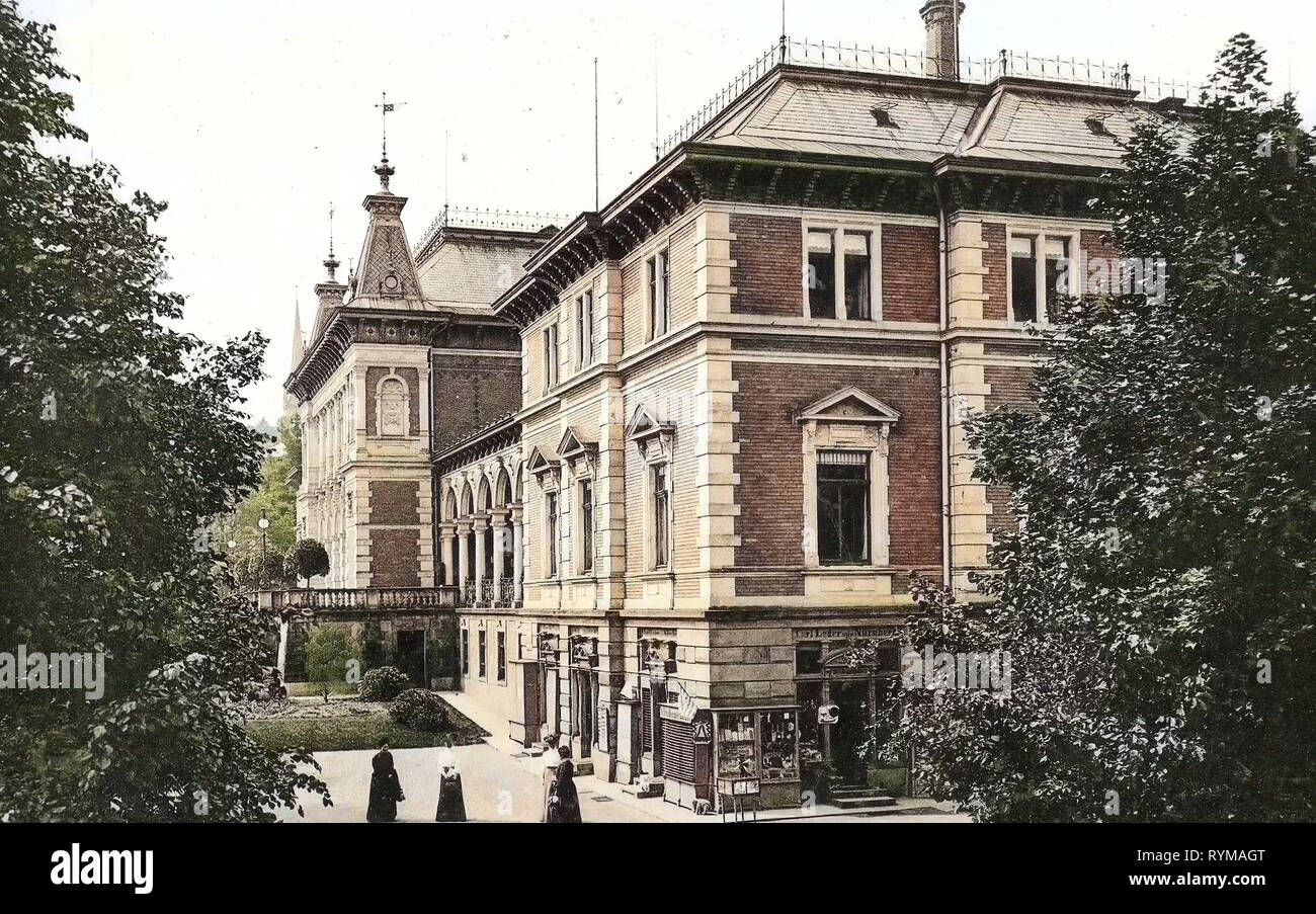 Bâtiments Spa en Saxe, 1905, Vogtlandkreis, Bad Elster, Königliches Kurhaus, Allemagne Banque D'Images