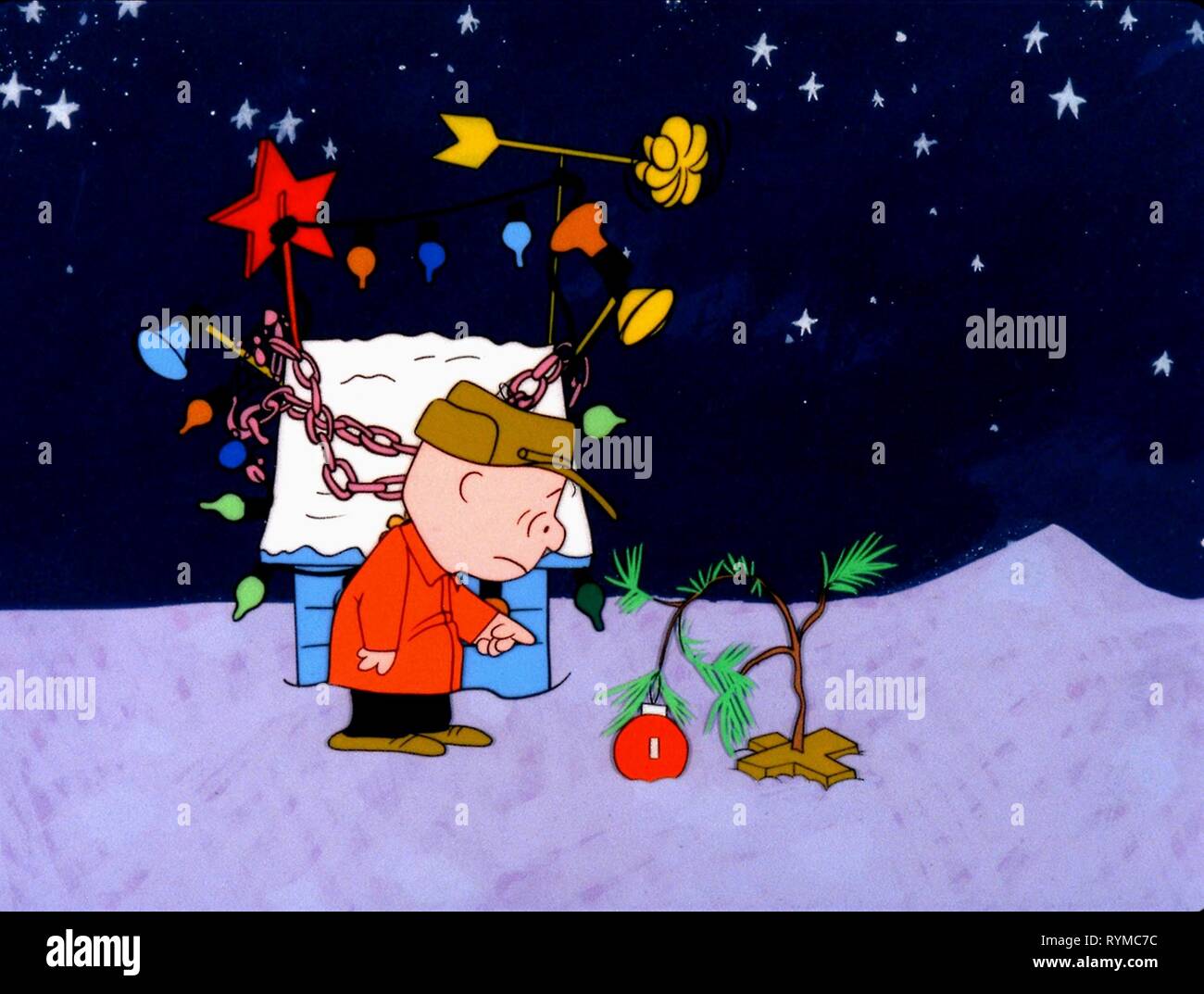 CHARLIE BROWN, Un Noël à la Charlie Brown, 1965 Banque D'Images