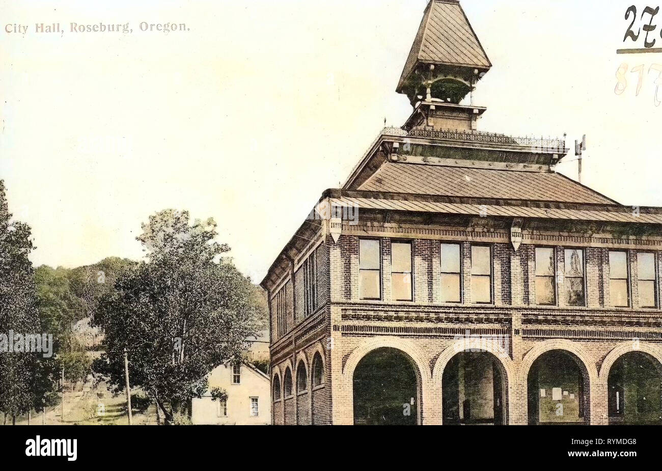 Hôtels de ville de l'Oregon, Roseburg, Oregon, 1906, en Orégon, à l'Hôtel de ville', États-Unis d'Amérique Banque D'Images