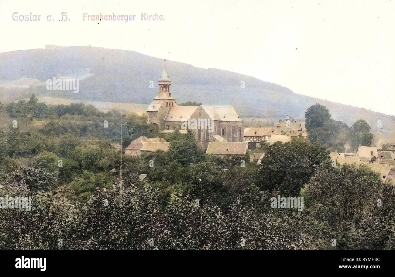 Saint Pierre- und auf dem Paul-Kirche Frankenberge (Goslar), 1908, Basse-Saxe, Goslar, Frankenberger Kirche, Allemagne Banque D'Images