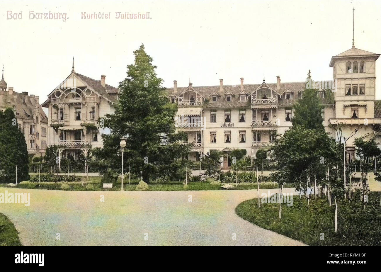 Hôtels à Bad Harzburg, Spa les bâtiments en Allemagne, 1908, Basse-Saxe, Bad Harzburg, Kurhotel Juliushall Banque D'Images