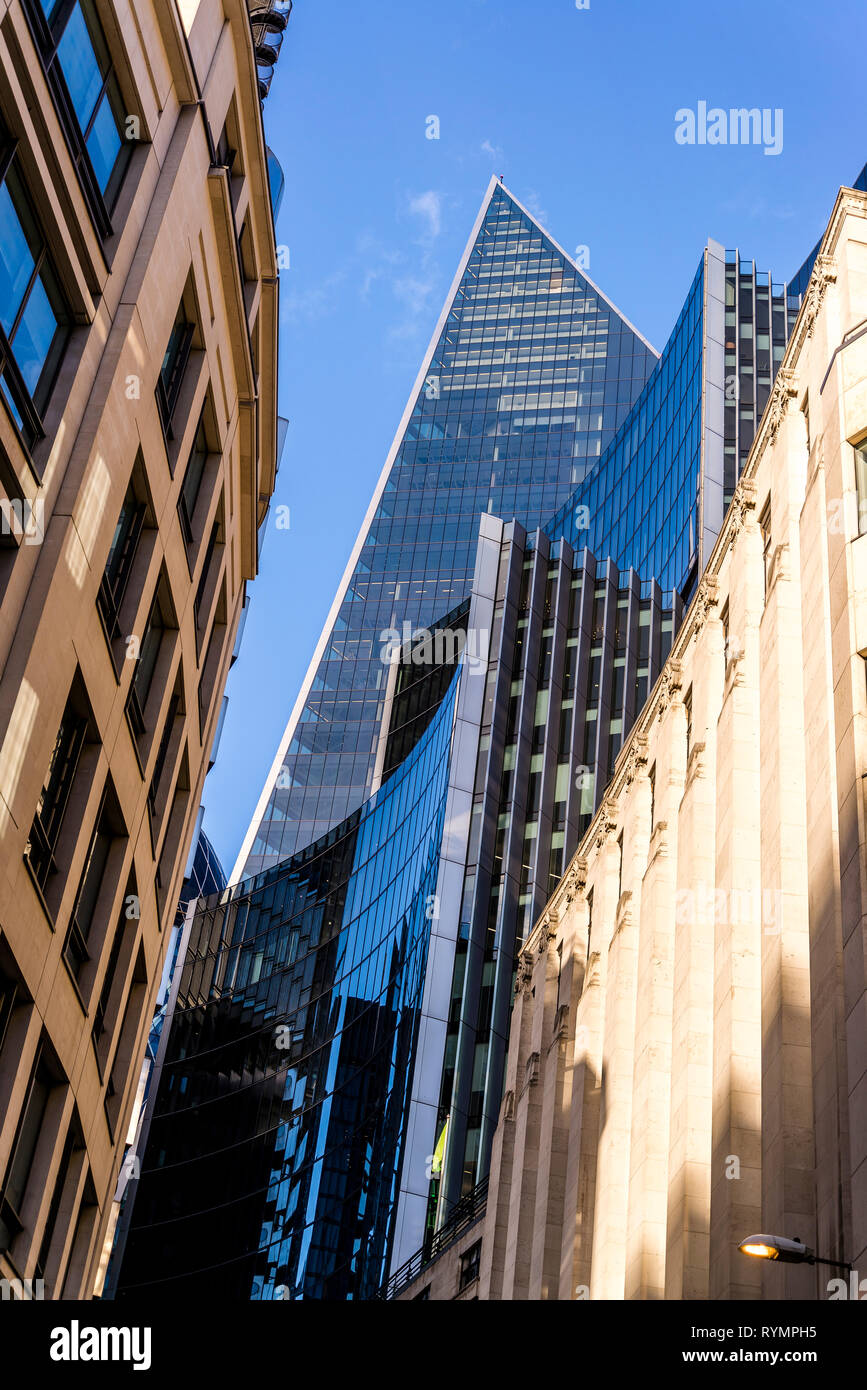 Le scalpel, un nouveau gratte-ciel dans le Square Mile, London, England, UK Banque D'Images