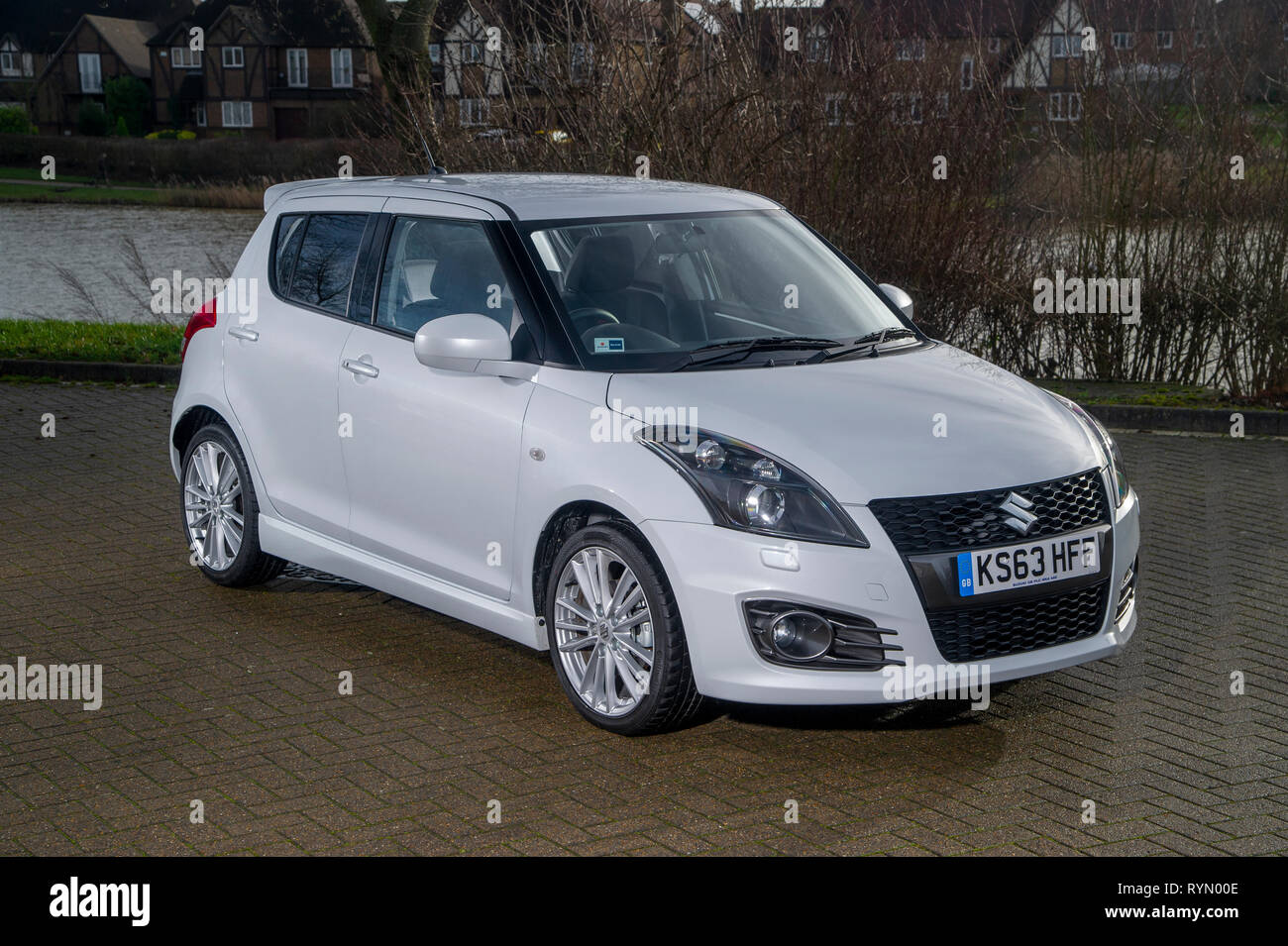 2014 Suzuki Swift Sport Hatch chaud voiture compacte Banque D'Images