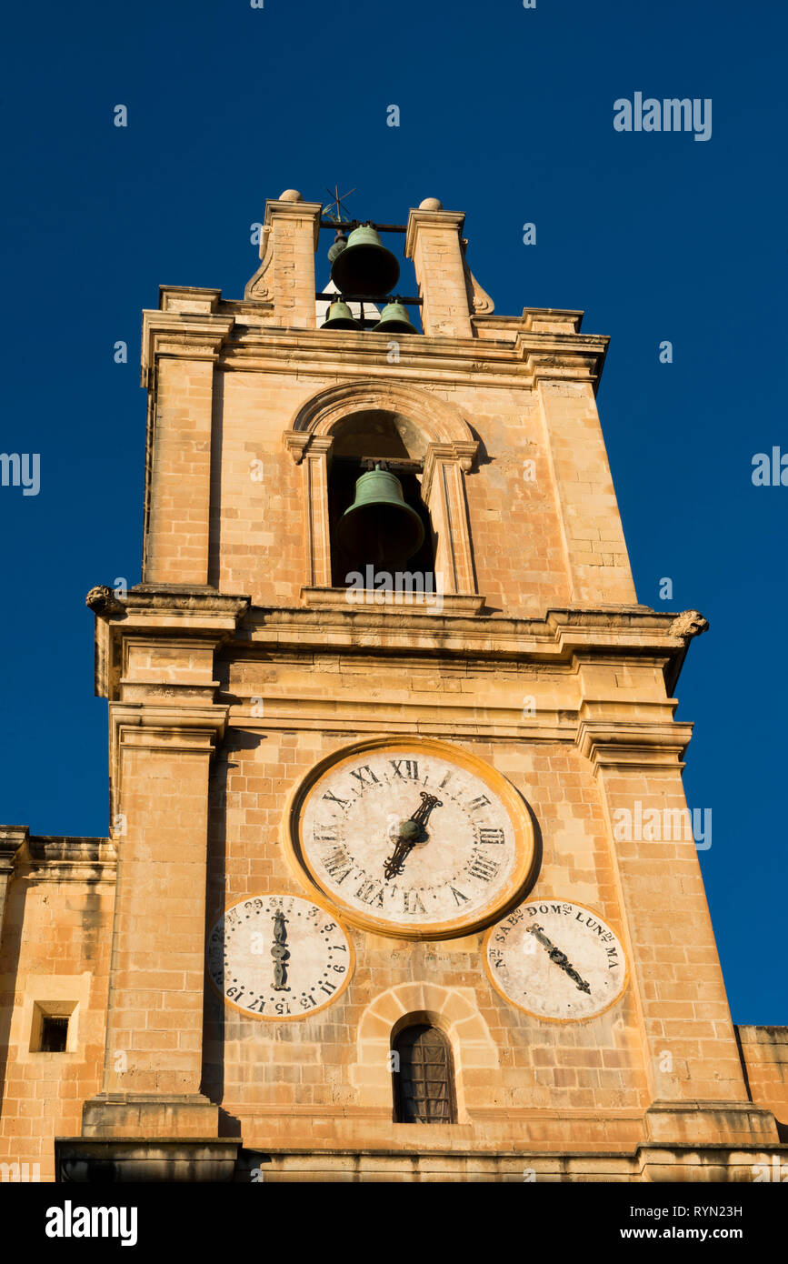 Saint Johns co-Cathédrale, La Valette, Malte Banque D'Images