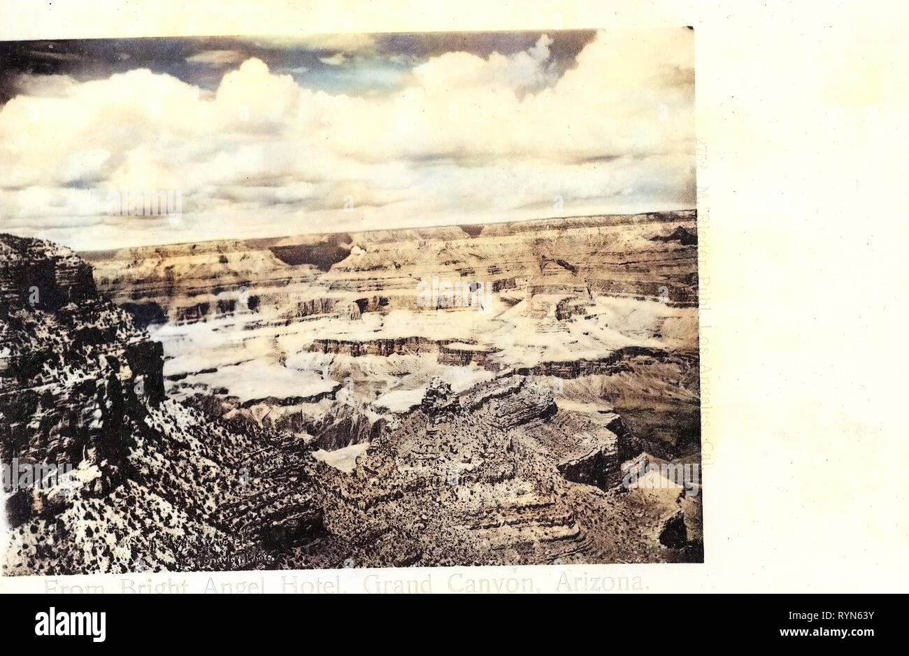 Grand Canyon, Arizona, à partir de 1904, l'hôtel Angel Brigth Banque D'Images