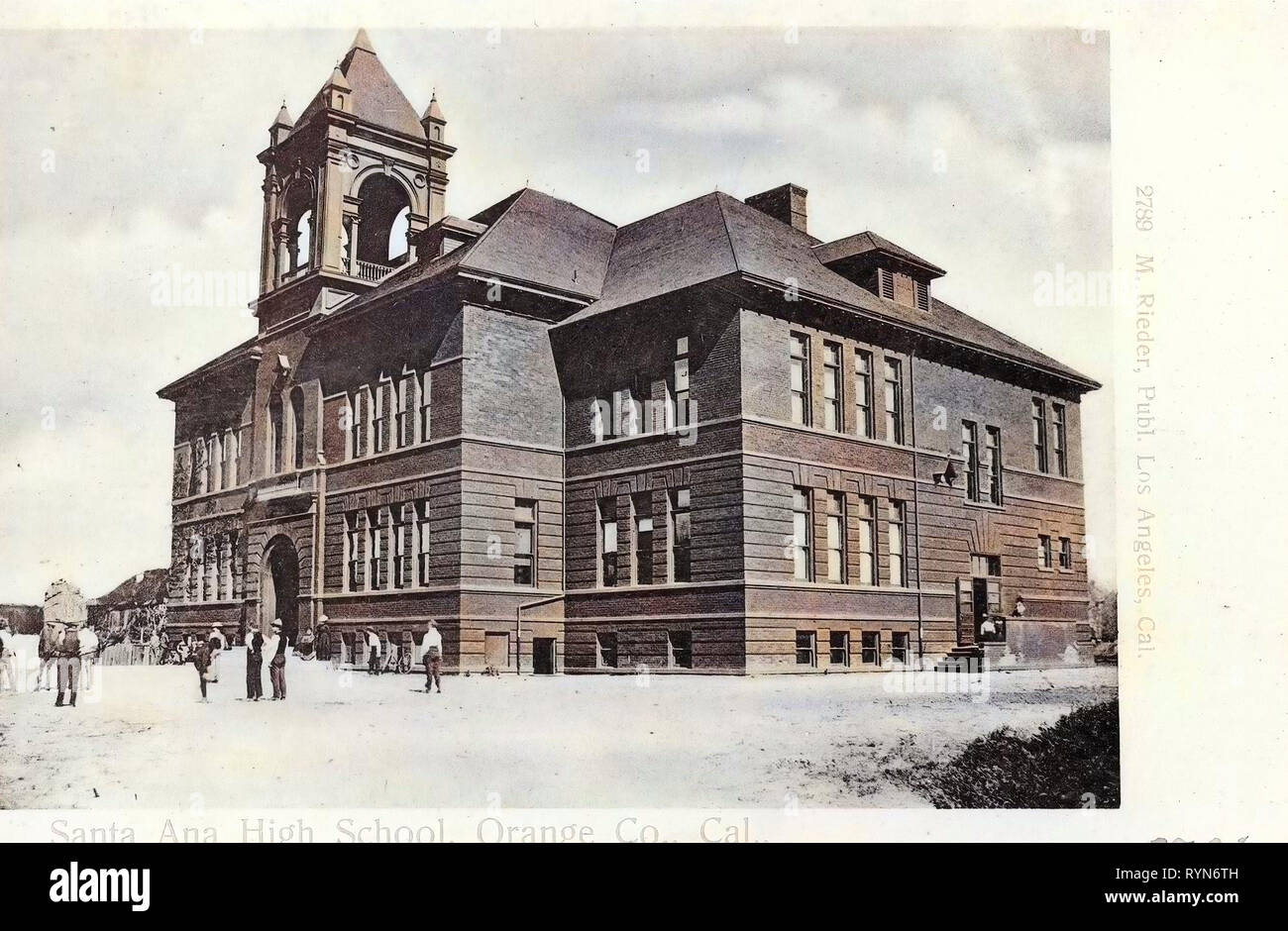 Les écoles à Orange County, Californie, 1905, Orange Co., Santa Ana,', États-Unis d'Amérique Banque D'Images