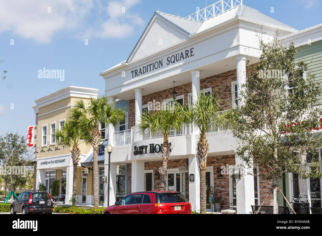 Floride,Saint St. Lucie County,Port St. Sainte Lucie,Tradition,communauté planifiée,développement immobilier,en construction de nouveaux chantiers,T Banque D'Images