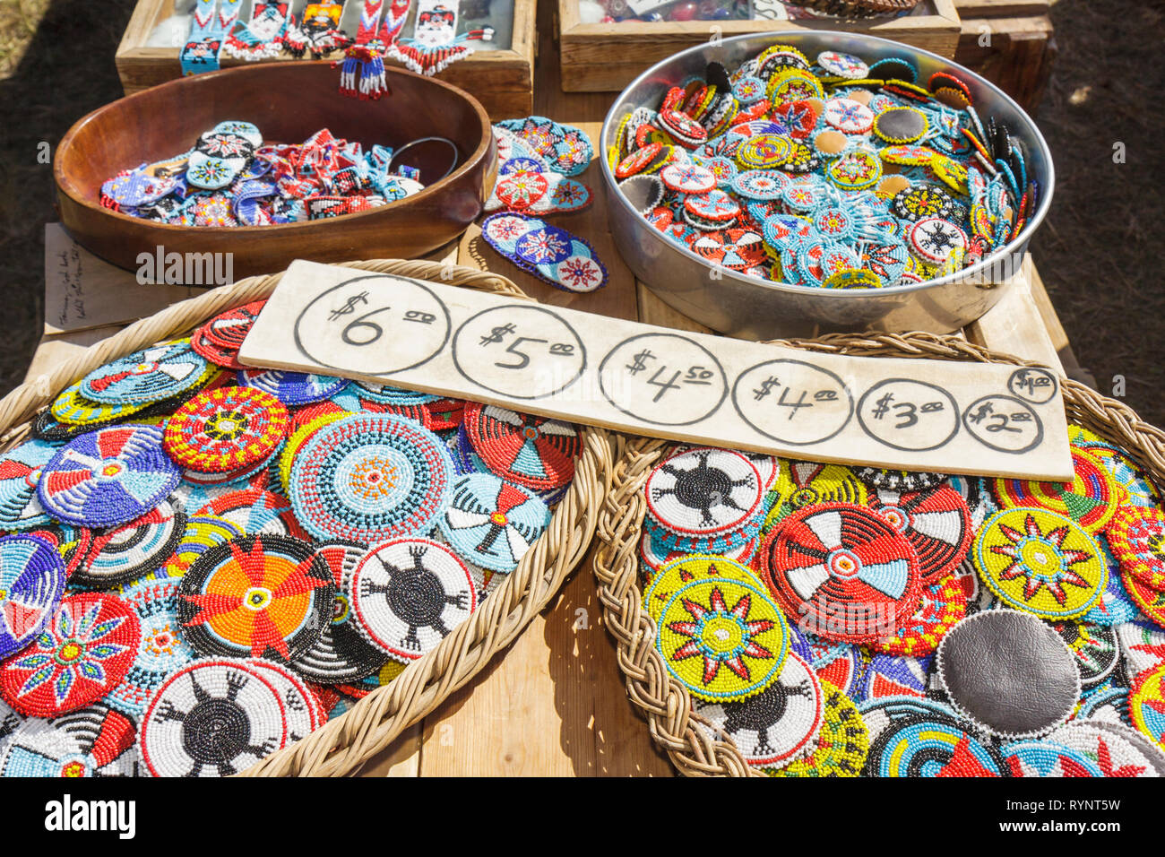 Florida Hendry County,Big Cypress,Seminole Indian Reservation,Billie Swamp Safari,Big Cypress Shootout,Native American Indian indigènes people,vendo Banque D'Images