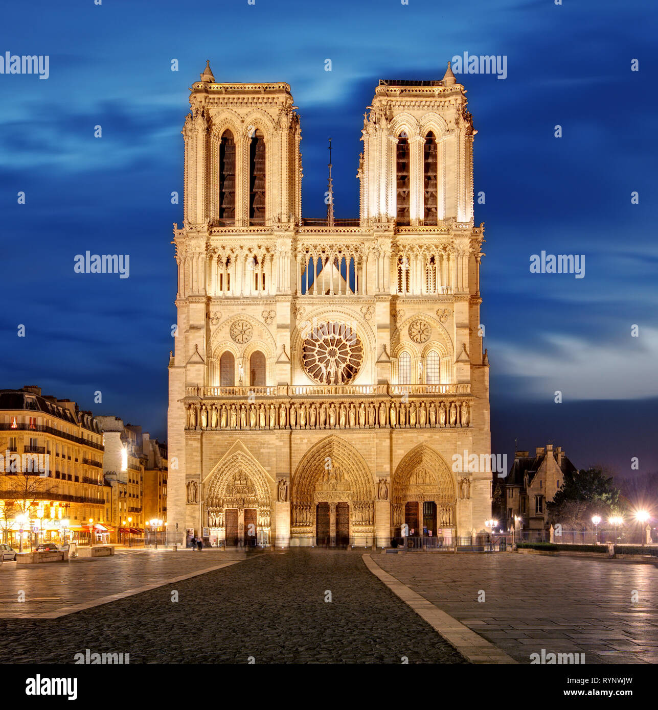 Notre Dame de Paris, France Banque D'Images