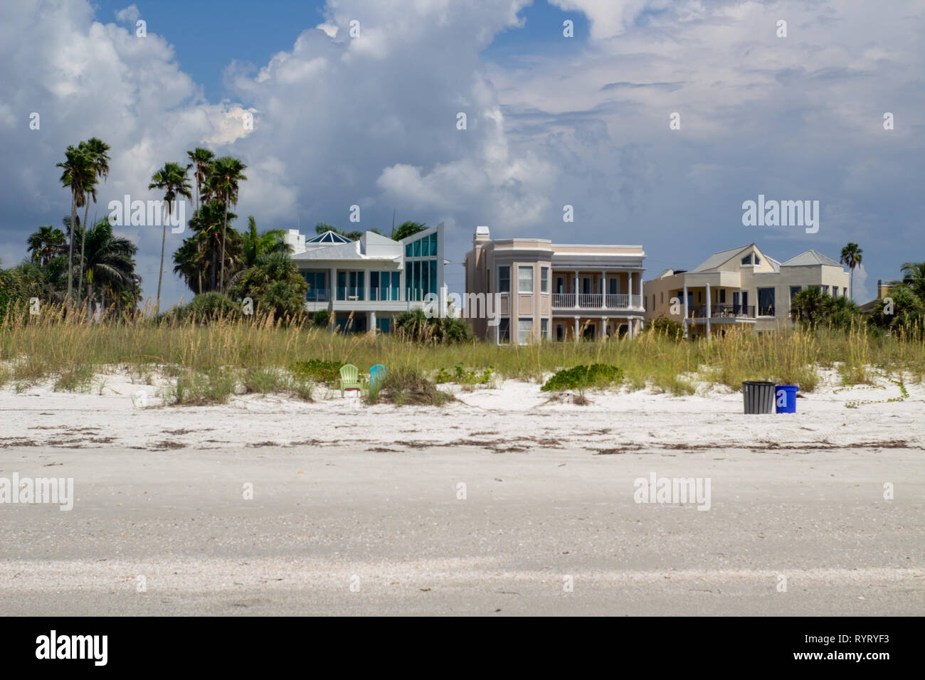 Florida beach houses Banque D'Images