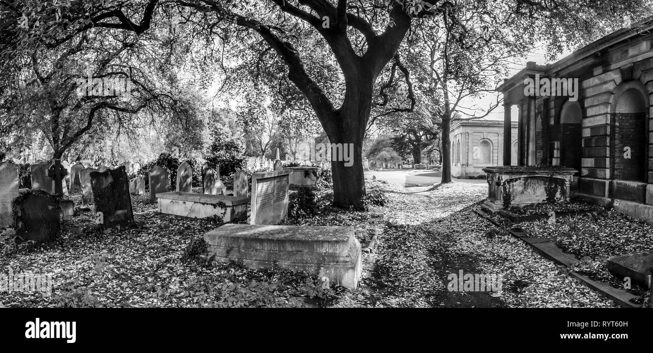Cimetière de Brompton. Londres. UK Banque D'Images