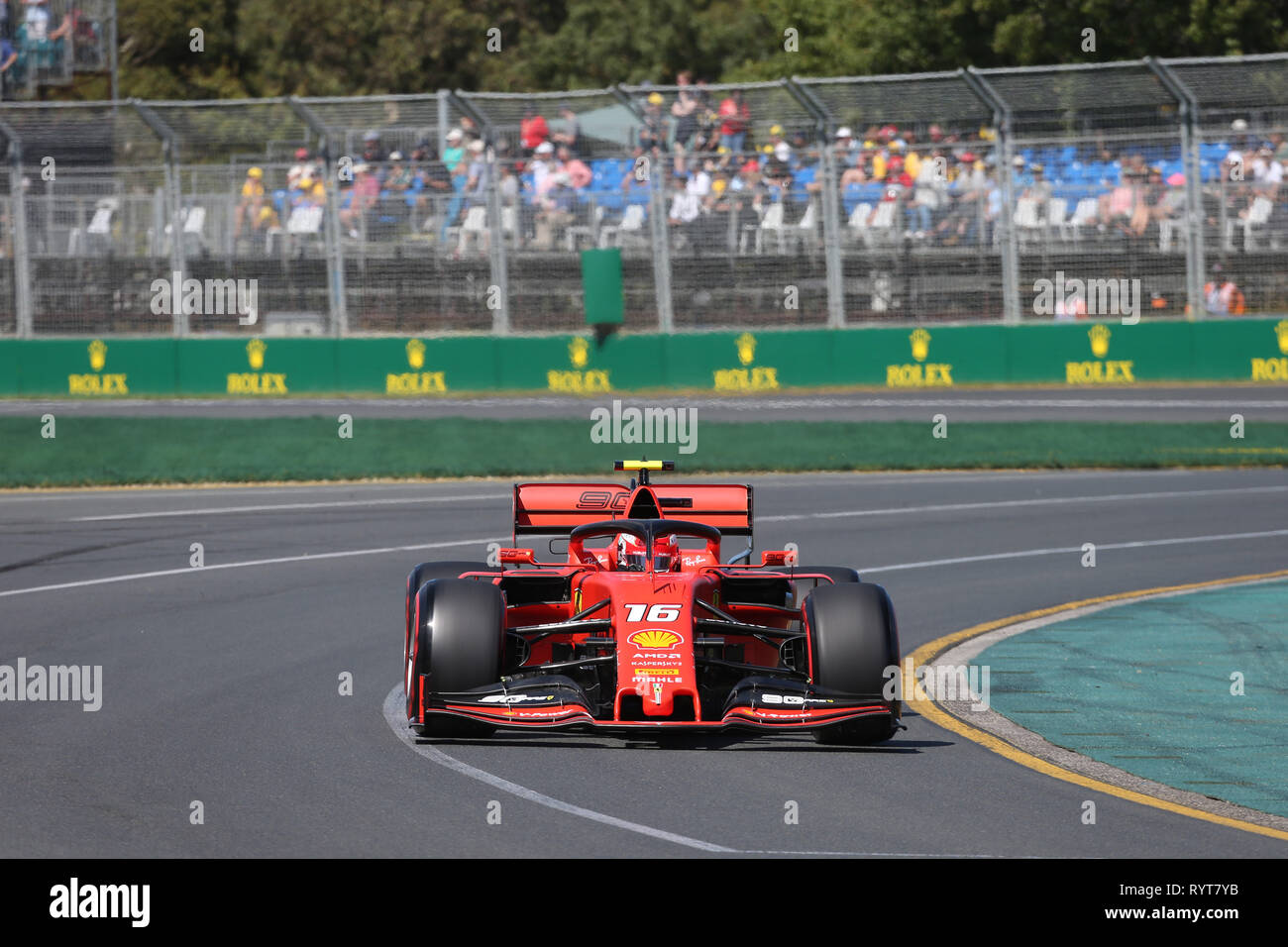 Melbourne, Australie Le Sport Grand Prix de Formule 1 l'Australie 2019 Dans le pic : Essais libres 1, Charles Leclerc (MON) Scuderia Ferrari SF90 Crédit : LaPresse/Alamy Live News Banque D'Images