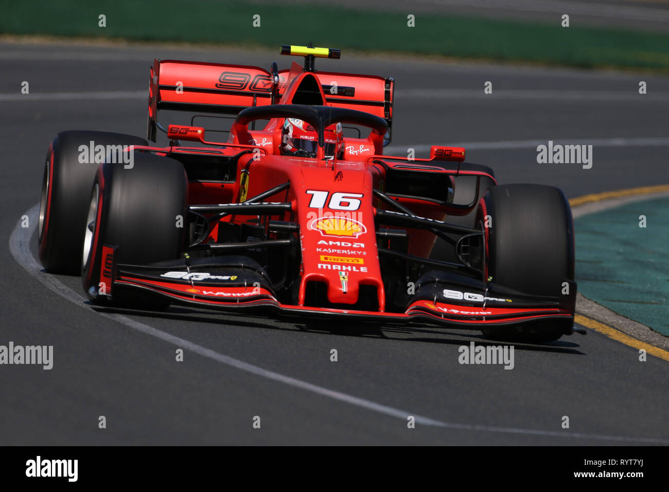 Melbourne, Australie Le Sport Grand Prix de Formule 1 l'Australie 2019 Dans le pic : Essais libres 1, Charles Leclerc (MON) Scuderia Ferrari SF90 Crédit : LaPresse/Alamy Live News Banque D'Images