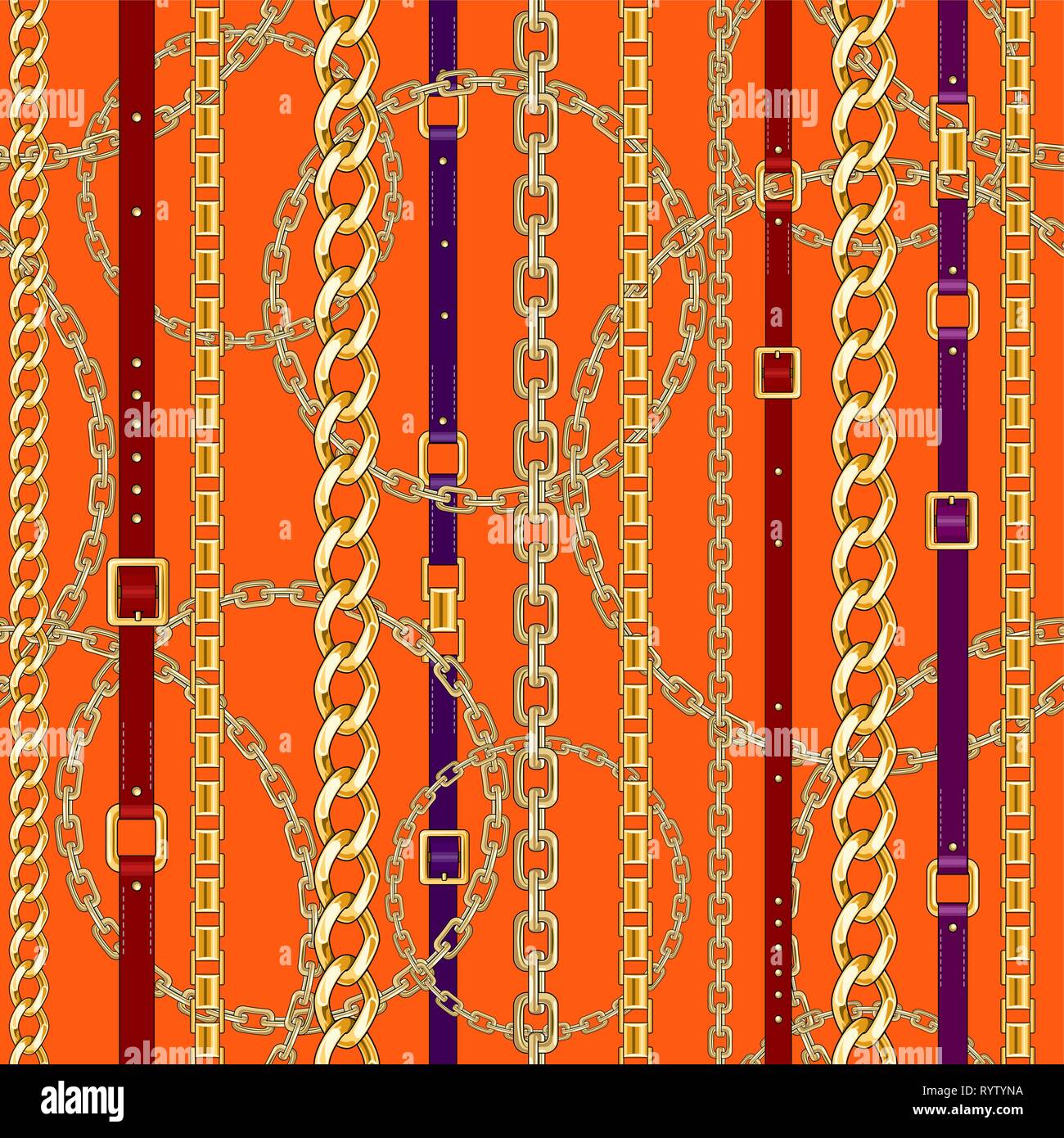 Abctract structure transparente avec les courroies, la chaîne sur le fond lumineux de la peau animale pour le tissu. Répéter la mode leopard print. Illustration de Vecteur