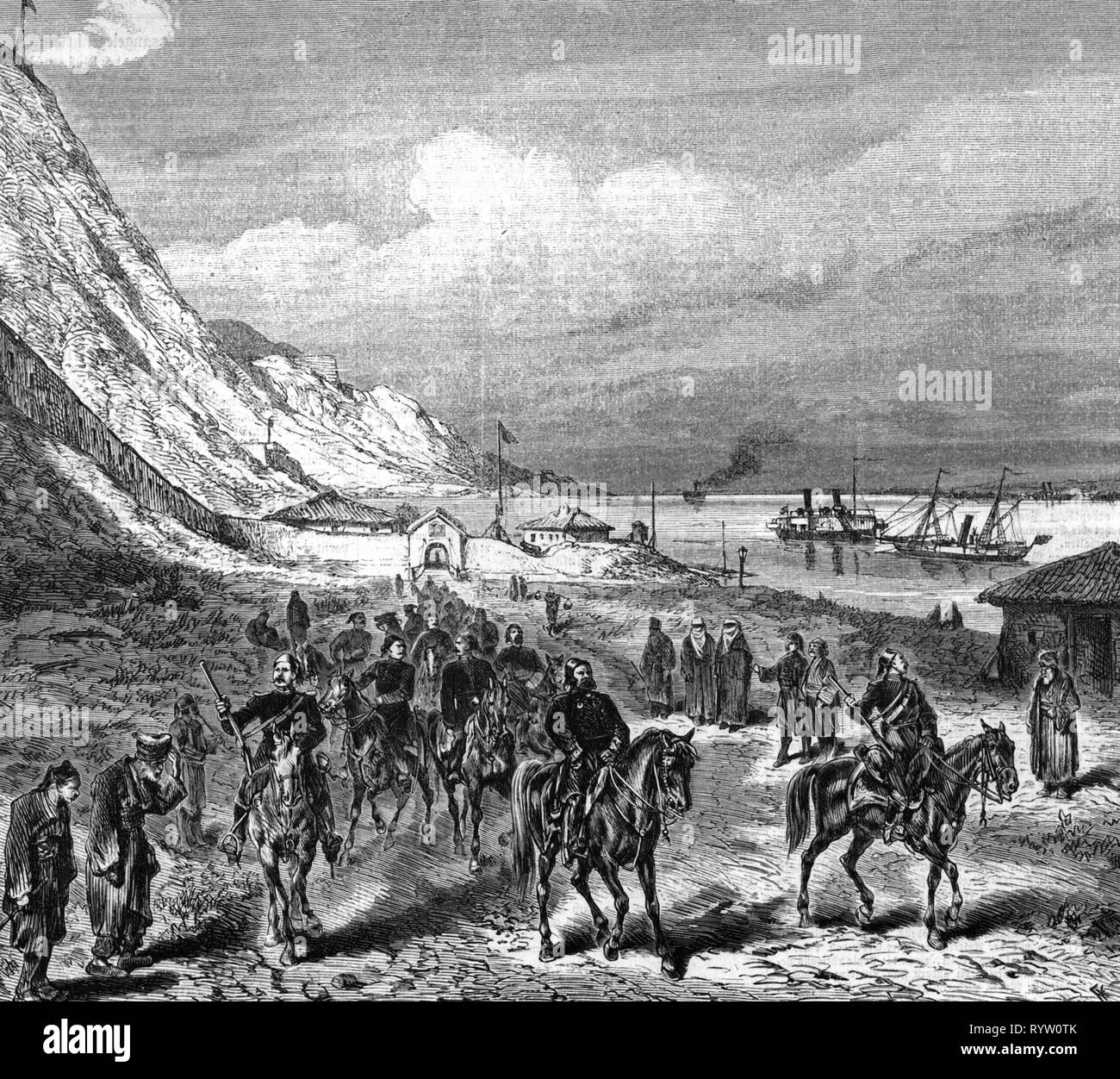 Événements, guerre russo-turque de 1877 - 1878, Additional-Rights Clearance-Info-Not-Available- Banque D'Images