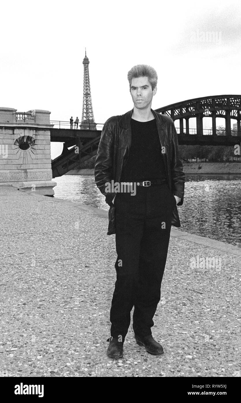 Le cinéaste américain Jim Jarmusch. Paris, 1984 Banque D'Images