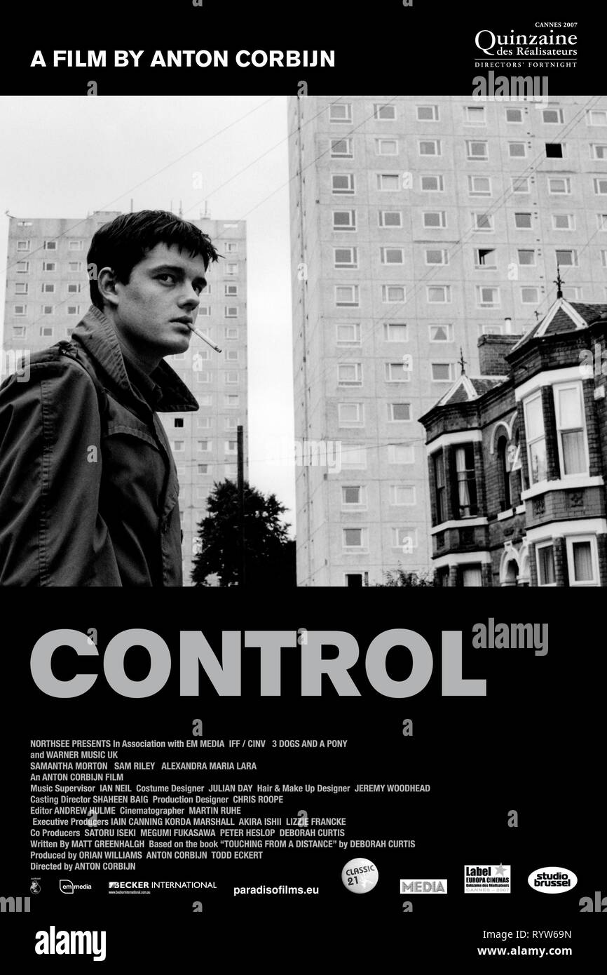 L'année de commande : 2007 USA/UK Réalisateur : Anton Corbijn Sam Riley Poster Banque D'Images