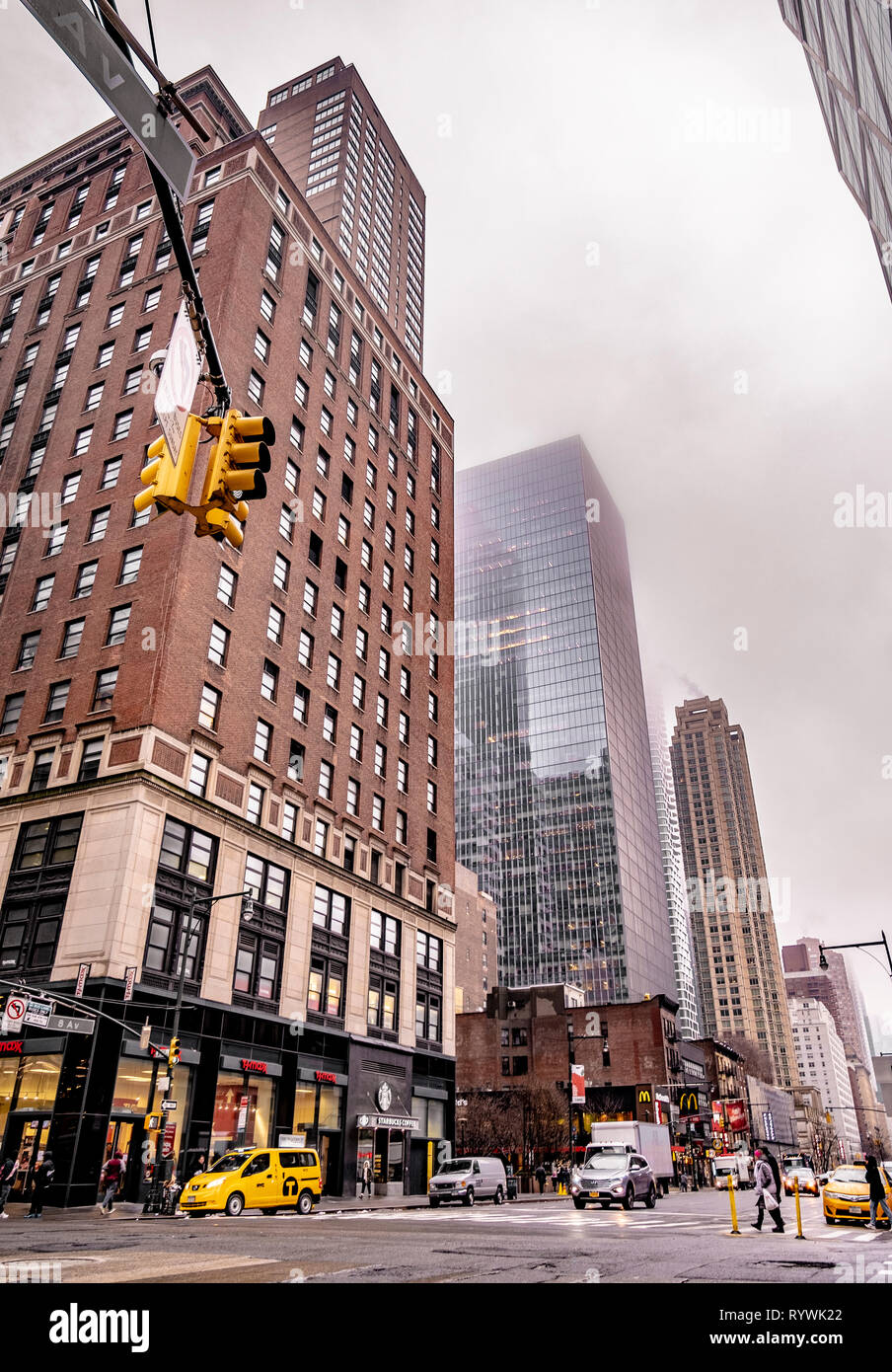 Juste votre vue moyenne à New York City ! Banque D'Images