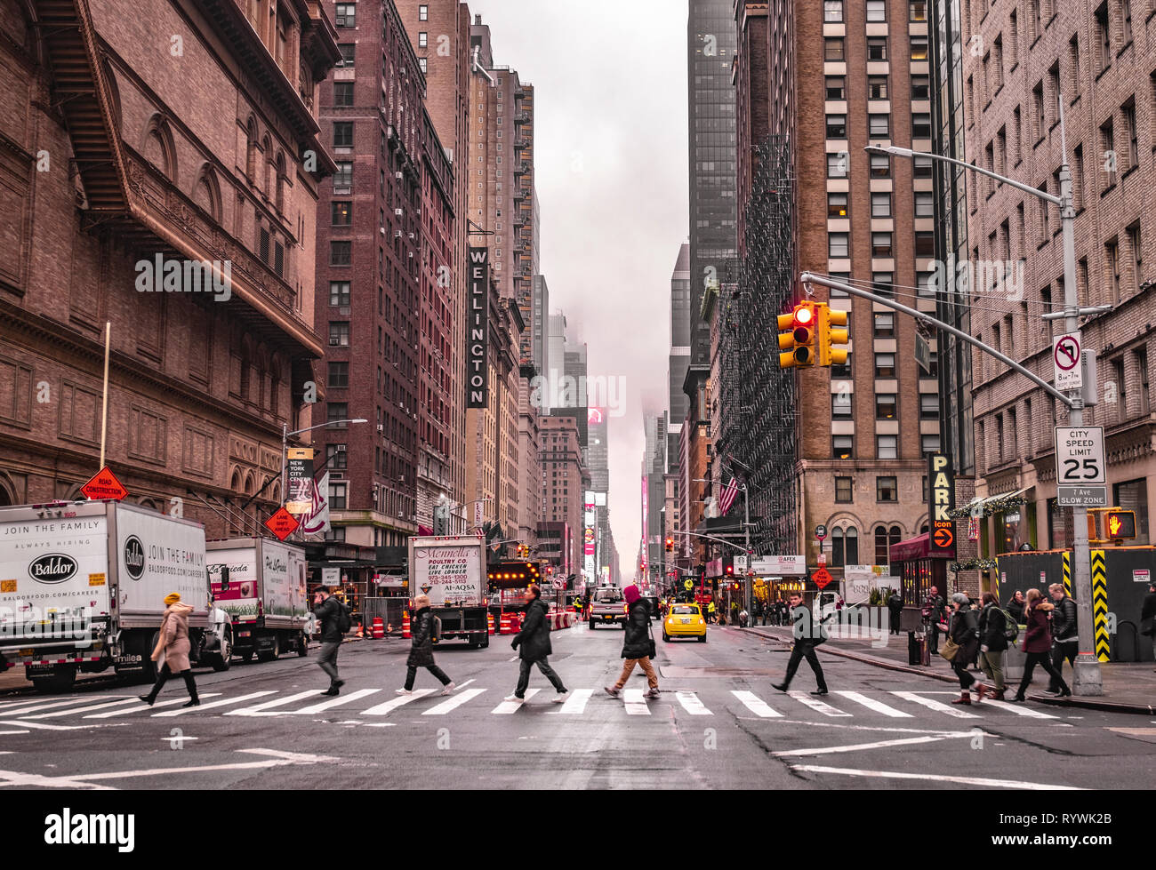 Juste votre vue moyenne à New York City ! Banque D'Images