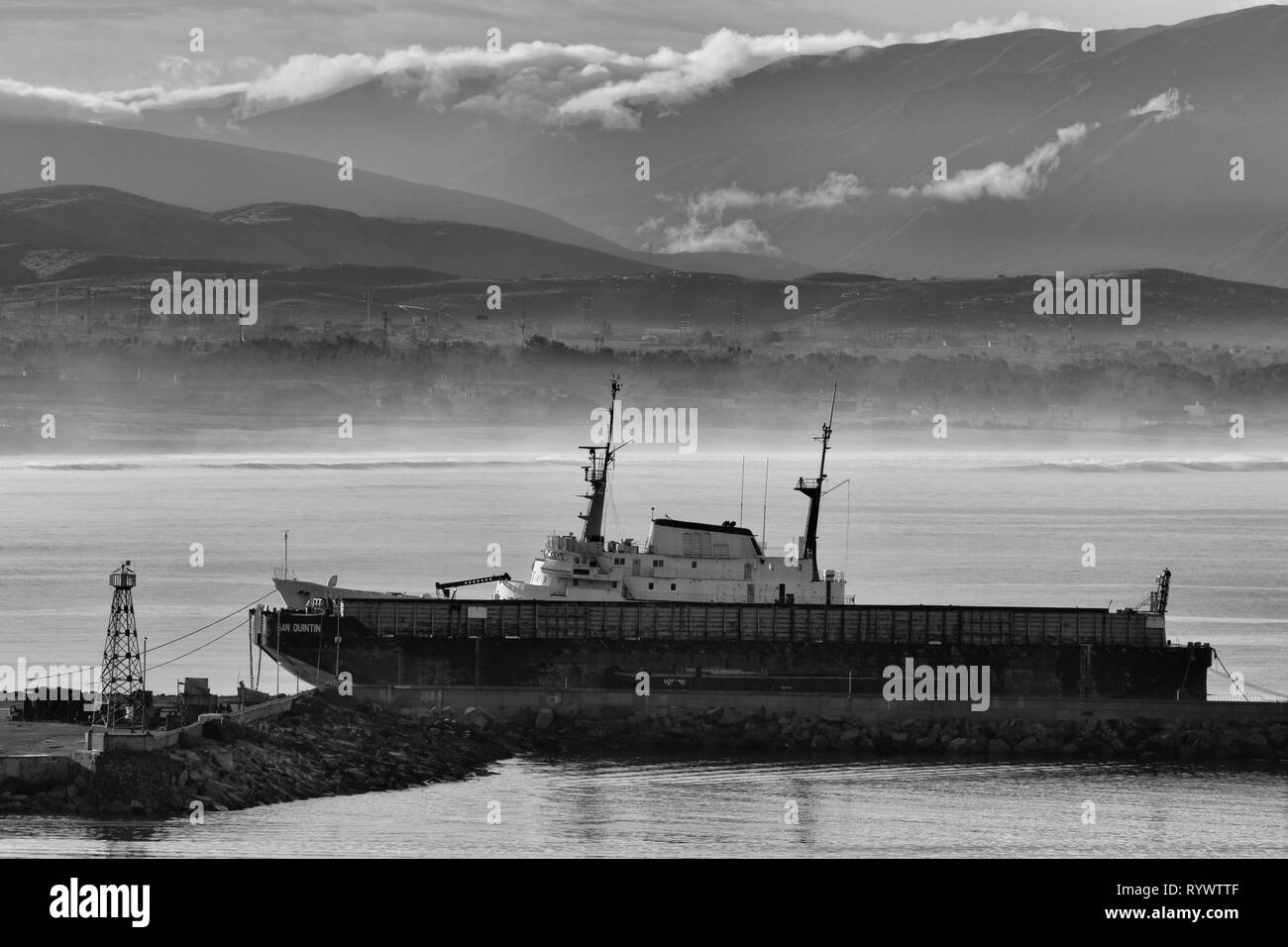 Port d'Ensenada, Baja California, Mexique Banque D'Images