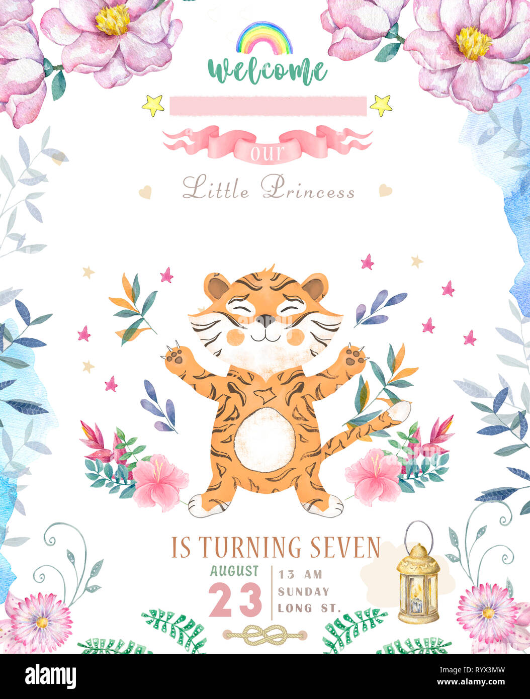 Joyeux Anniversaire Carte Avec Aquarelle Tigre Mignon Animal Mignon Bebe Carte De Vœux Boho Fleurs Et Bouquets Joyeux Anniversaire Ensemble Aquarelle Greeti Photo Stock Alamy Joyeux Anniversaire Carte Avec Aquarelle Tigre Mignon Animal Mignon Bebe Carte De Vœux Boho Fleurs Et Bouquets Joyeux Anniversaire Ensemble Aquarelle Greeti Photo Stock Alamy